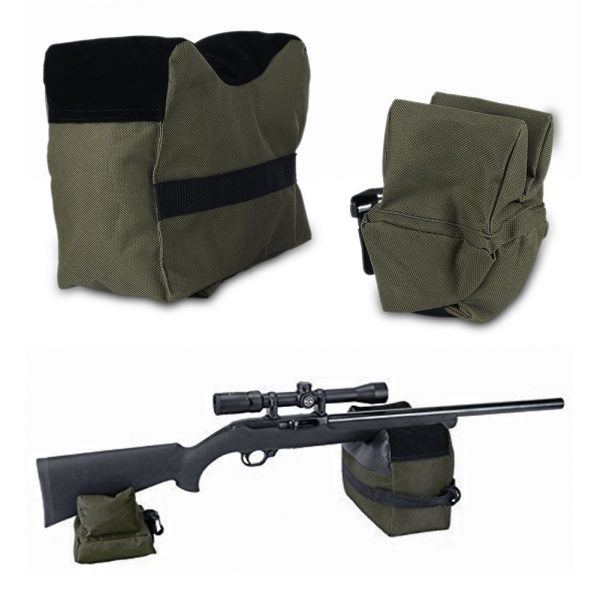 TACTICAL FRONT AND REAR SHOOTING REST BAG SET UNFILLED BARGAINDOCK